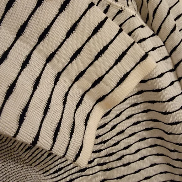 Armani Black and White Striped Shirt - Picture 5 of 6